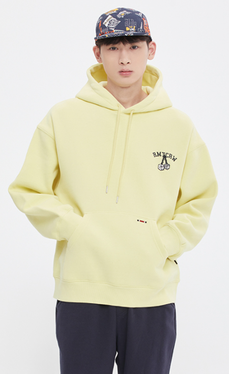 ロマンティッククラウン(ROMANTIC CROWN)  PLAY DICE HOOD_LIGHT YELLOW