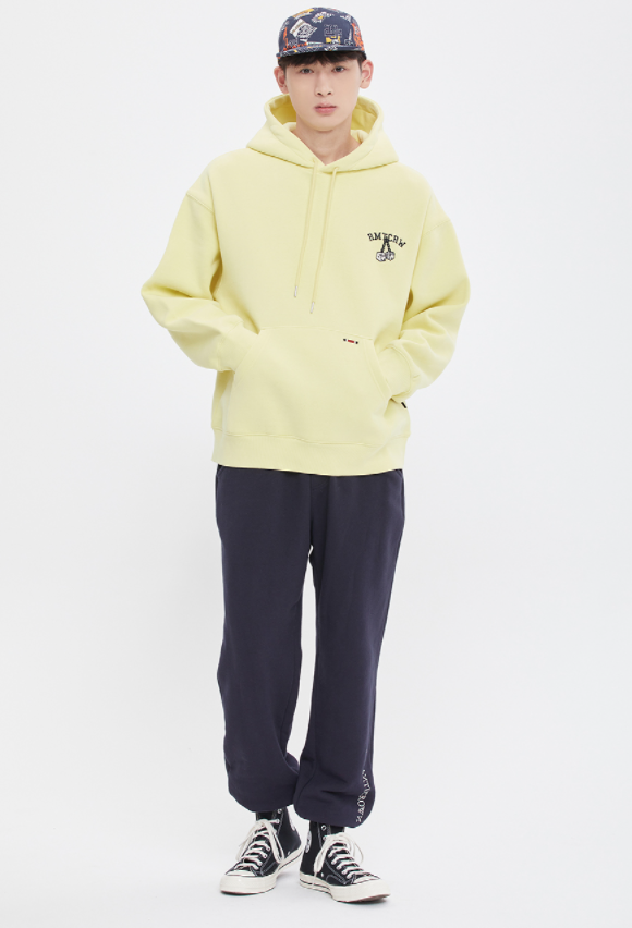 ロマンティッククラウン(ROMANTIC CROWN)  PLAY DICE HOOD_LIGHT YELLOW