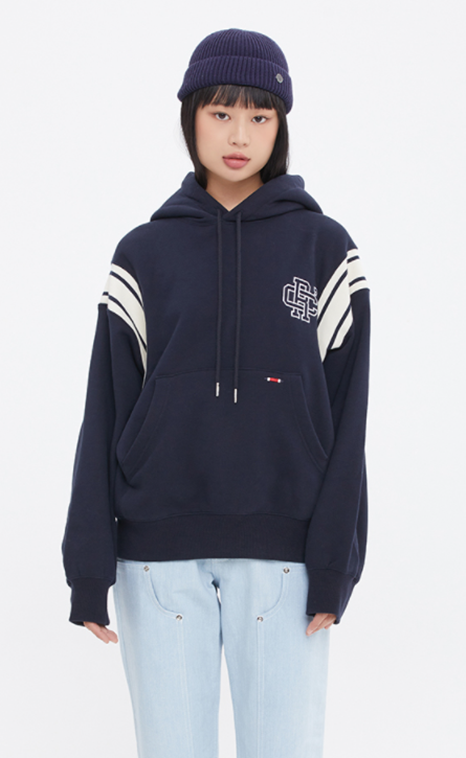 ロマンティッククラウン(ROMANTIC CROWN)   RC CLUB LETTERMAN HOOD_NAVY