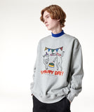 RADINEO (ラディネオ)　Happy Day Sweatshirt Grey