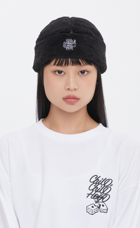 ロマンティッククラウン(ROMANTIC CROWN)   RC CLUB FLEECE WATCH CAP_BLACK
