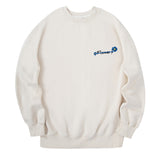 RADINEO (ラディネオ)　Blue flower sweatshirt cream