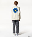 RADINEO (ラディネオ)　Blue flower sweatshirt cream