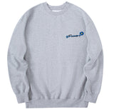 RADINEO (ラディネオ)　Blue flower sweatshirt grey