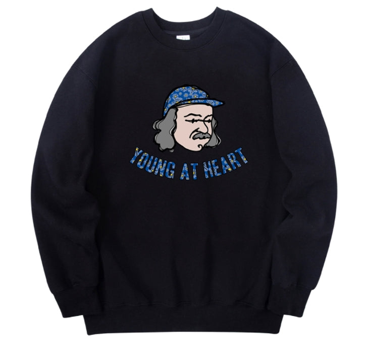 RADINEO (ラディネオ)　Young Flower Sweatshirt Black