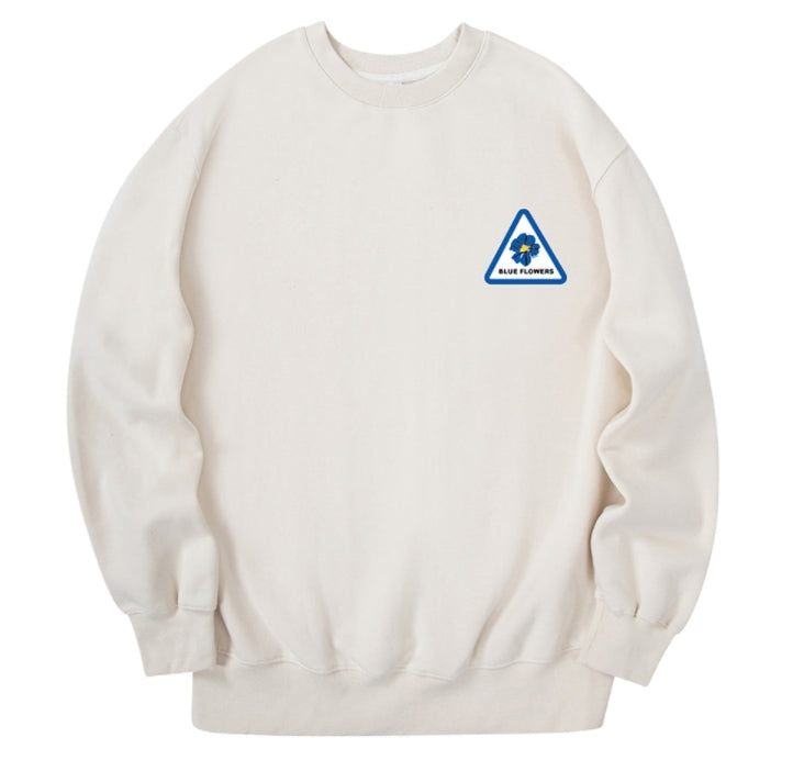 RADINEO (ラディネオ)　Triangle Flower Sweatshirt Cream