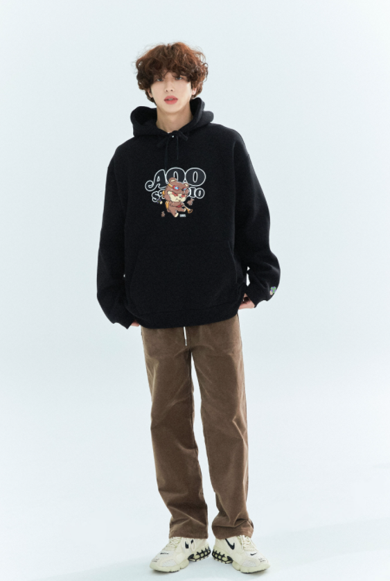 AQO_studiospace(アコスタジオスペース)     AQO X LoL TEEMO BOKSIL HOODIE BLACK