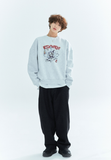 AQO_studiospace(アコスタジオスペース)    AQO X LoL KENNEN CARTOON SWEATSHIRTS OATMEAL