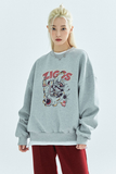 AQO_studiospace(アコスタジオスペース)    AQO X LoL ZIGGS CARTOON SWEATSHIRTS GREY