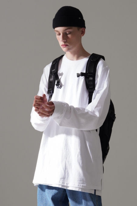 パーステップ(PERSTEP) CENTRIC LAYERED LONGSLEEVE WHITE SMLT4446