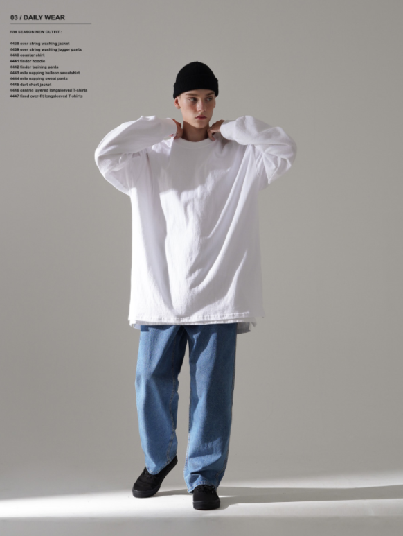 パーステップ(PERSTEP) CENTRIC LAYERED LONGSLEEVE WHITE SMLT4446