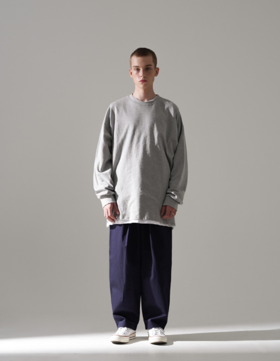 パーステップ(PERSTEP) CENTRIC LAYERED LONGSLEEVE GREY SMLT4446