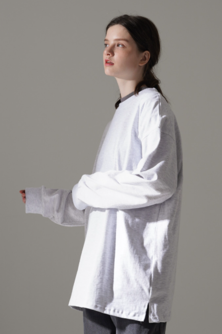 パーステップ(PERSTEP) CENTRIC LAYERED LONGSLEEVE OATMEAL SMLT4446