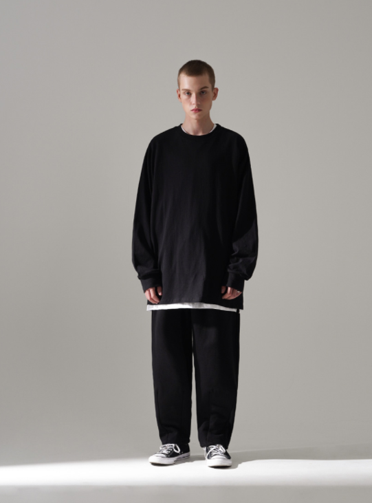 パーステップ(PERSTEP) CENTRIC LAYERED LONGSLEEVE BLACK SMLT4446