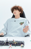 AQO_studiospace(アコスタジオスペース)    AQO X LoL TEEMO BOKSIL SWEATSHIRTS OATMEAL