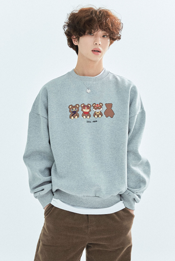 AQO_studiospace(アコスタジオスペース)    AQO X LoL 4BOKSIL SWEATSHIRTS GREY