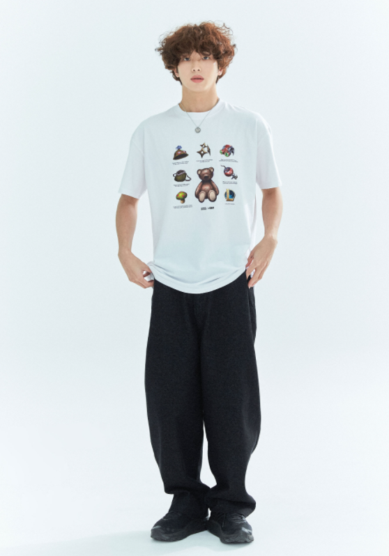 AQO_studiospace(アコスタジオスペース)    AQO X LoL CHART T-SHIRTS WHITE