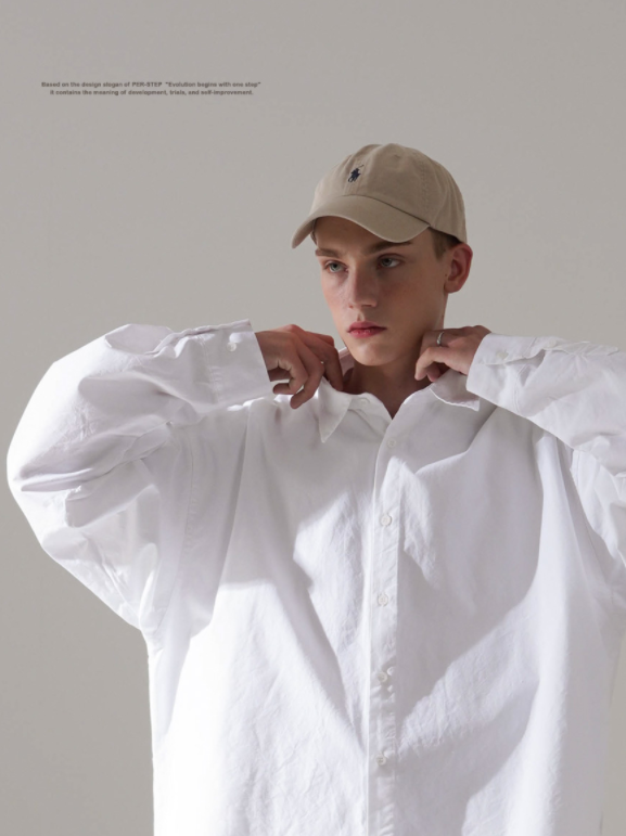 パーステップ(PERSTEP) COUNTER SHIRT WHITE BJLS4440