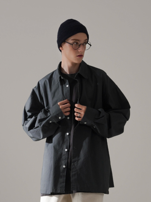 パーステップ(PERSTEP) COUNTER SHIRT DEEP GREY BJLS4440