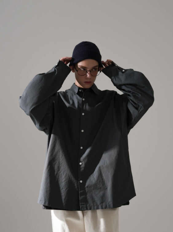 パーステップ(PERSTEP) COUNTER SHIRT DEEP GREY BJLS4440