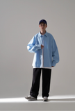 パーステップ(PERSTEP) COUNTER SHIRT DEEP SKY BLUE BJLS4440