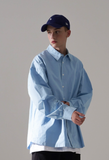 パーステップ(PERSTEP) COUNTER SHIRT DEEP SKY BLUE BJLS4440