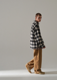 パーステップ(PERSTEP) HOWLING CHECK SHIRT IVORY SMLS4450