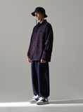 パーステップ(PERSTEP) HOWLING CHECK SHIRT BURGUNDY SMLS4450