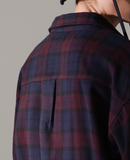 パーステップ(PERSTEP) HOWLING CHECK SHIRT BURGUNDY SMLS4450