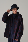 パーステップ(PERSTEP) HOWLING CHECK SHIRT BURGUNDY SMLS4450