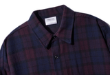 パーステップ(PERSTEP) HOWLING CHECK SHIRT BURGUNDY SMLS4450