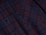 パーステップ(PERSTEP) HOWLING CHECK SHIRT BURGUNDY SMLS4450