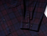 パーステップ(PERSTEP) HOWLING CHECK SHIRT BURGUNDY SMLS4450