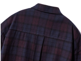 パーステップ(PERSTEP) HOWLING CHECK SHIRT BURGUNDY SMLS4450