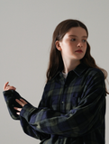 パーステップ(PERSTEP) HOWLING CHECK SHIRT NAVY SMLS4450