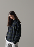 パーステップ(PERSTEP) HOWLING CHECK SHIRT NAVY SMLS4450
