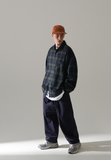 パーステップ(PERSTEP) HOWLING CHECK SHIRT NAVY SMLS4450