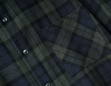 パーステップ(PERSTEP) HOWLING CHECK SHIRT NAVY SMLS4450