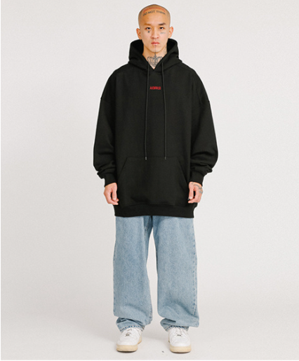 アジョバイアジョ(AJOBYAJO) 5th Anniversary Oversized Hoodie [Black]