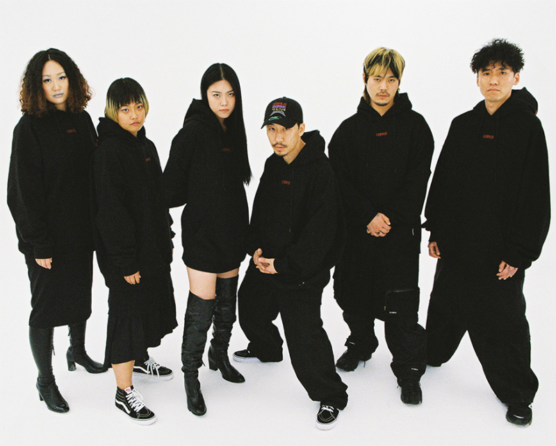 アジョバイアジョ(AJOBYAJO) 5th Anniversary Oversized Sweatshirt [Black]