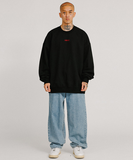 アジョバイアジョ(AJOBYAJO) 5th Anniversary Oversized Sweatshirt [Black]
