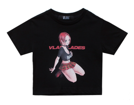 VLDS (ブラディス)  Ellen crop tee black