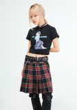 VLDS (ブラディス)  Luna crop tee black