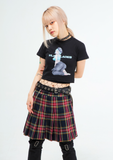 VLDS (ブラディス)  Luna crop tee black