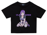 VLDS (ブラディス)  Jasmine crop tee black