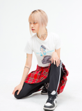 VLDS (ブラディス)  Luna crop tee white