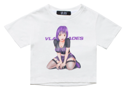 VLDS (ブラディス)  Jasmine crop tee white