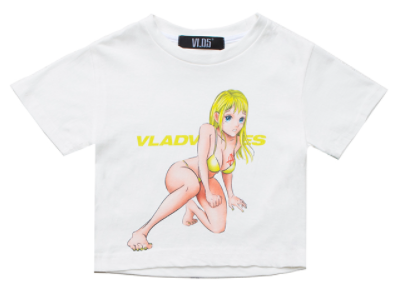 VLDS (ブラディス)  Chloe crop tee white