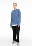 VLDS (ブラディス) Steel Blue Pigment Logo Sweatshirt