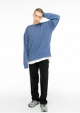 VLDS (ブラディス) Steel Blue Pigment Logo Sweatshirt